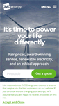 Mobile Screenshot of ovoenergy.com